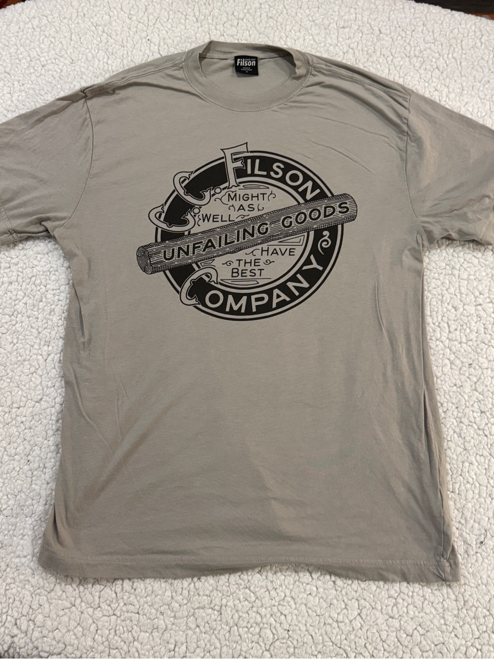 Filson Men's Light Brown Graphic Short Sleeve Tee